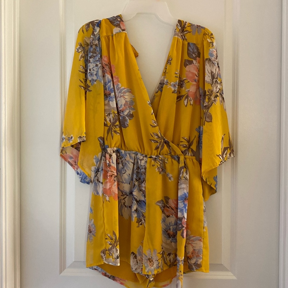 Summer floral romper